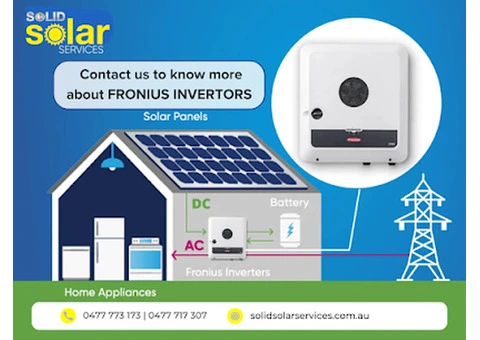 Solid Solar Services offers solar panels and installation services in Sydney.