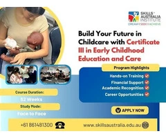 Start Your Childcare Career Today with Certificate 3 in Childcare at SAI Perth!