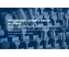 24/7 Emergency Locksmith Services in Melbourne