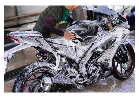 High-Quality Motorcycle Detailing in Sunshine Coast - Mr. Sparkle Detailing