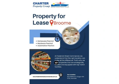 Property for Lease in Broome | Frederick Street Commercial