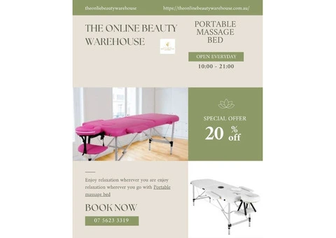 Portable massage table