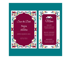 muslim wedding cards