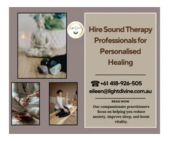 Hire Sound Therapy Professionals for Personalised Healing