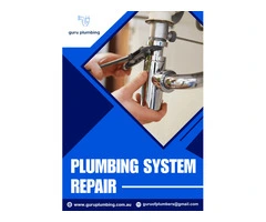 Plumbing System Repair in Port Hedland - Guru Plumbing