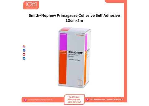 Smith+Nephew Primagauze Cohesive Self Adhesive 10cmx2m - Joya Medical Supplies