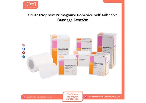 Smith+Nephew Primagauze Cohesive Self Adhesive Bandage 6cmx2m - Joya Medical Supplies