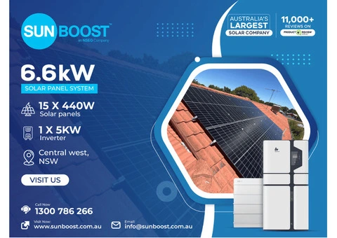 Reliable 6.6kW Solar Panel for Small Residences – Reduce Your Power Bills 
