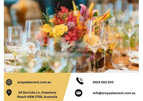 A ROYAALE EVENT” – For All Your Royale Weddings & Events in Sydney