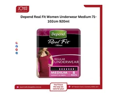 Depend Real Fit Women Underwear Medium 71-102cm 920ml - Joya Medical Supplies
