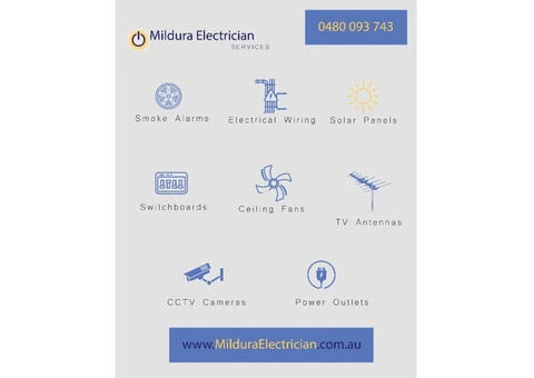 Need a reliable Electrician in Mildura?? We got you covered!