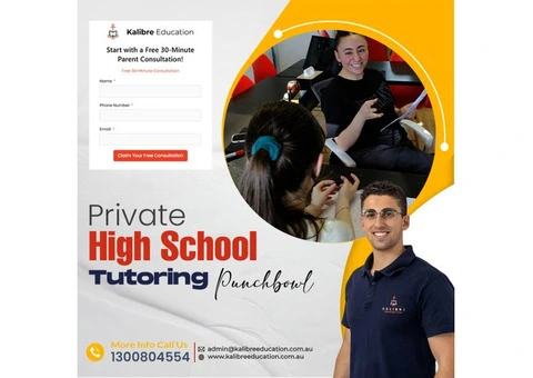 Experience Personalised Learning with Private High School Tutoring