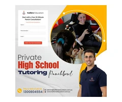 Experience Personalised Learning with Private High School Tutoring