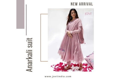 Premium Cotton Anarkali Suit Sets at JOVI India - 9/11