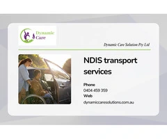 NDIS Transport Services – Dynamic Care Solution Pty Ltd