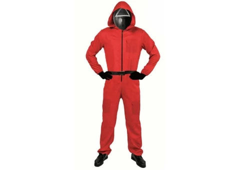 Adult Squid Game Costume Guard Tracksuit Halloween - Qubyk AU