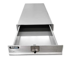 Under Tray Tool Box Trundle Drawer 1500 Mm Ute Drawer Dual Extra Cab Toolbox - Qubyk AU