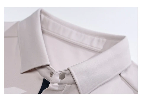 Kids Long Sleeve Polo Shirt Men Business - 5/8