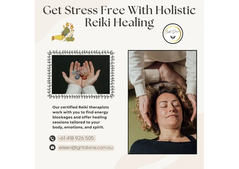 Get Stress Free With Holistic Reiki Healing