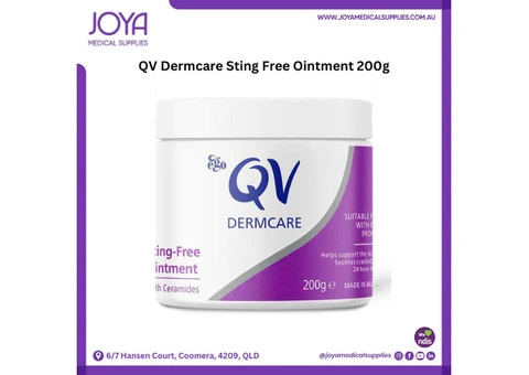 QV Dermcare Sting Free Ointment 200g - Joya Medical Supplies
