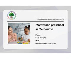 Nurturing Montessori Preschool Melbourne