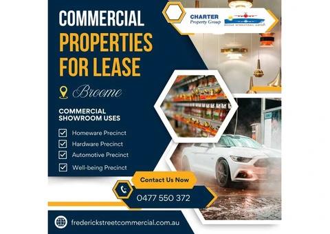 Commercial Properties for Lease in Broome, WA | Trusted by Locals – Frederick Street Commercial
