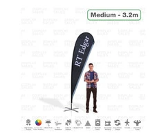 Promote Outdoors with a Teardrop Flag | Display Sales