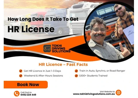 How Long It Takes to Get Your HR Truck Licence in Australia