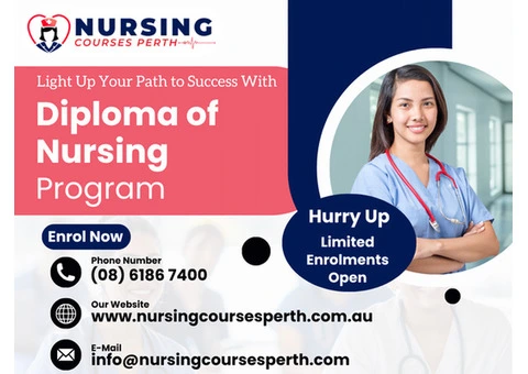 Train for Tomorrow with Enrolled Nurse Diploma at Nursing Study Hub