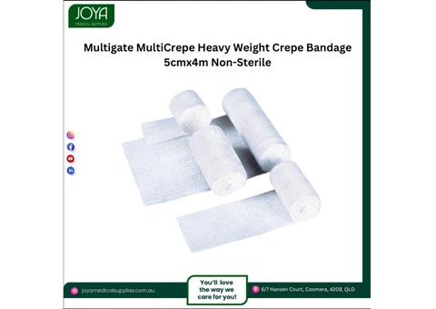 Multigate MultiCrepe Heavy Weight Crepe Bandage 5cmx4m Non-Sterile - Joya Medical Supplies