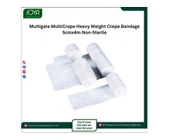 Multigate MultiCrepe Heavy Weight Crepe Bandage 5cmx4m Non-Sterile - Joya Medical Supplies