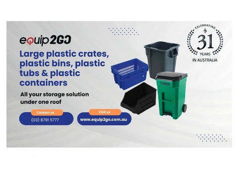 Large Plastic Crates & Bins