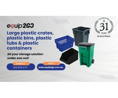 Large Plastic Crates & Bins