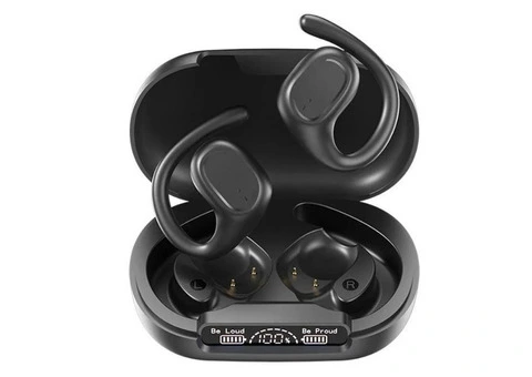 Waterproof Wireless Sports Bluetooth Earphones With Led Display White - Qubyk AU