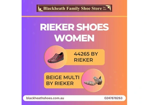 Step into Comfort: Rieker Shoes for Women at Blackheath Shoes Store – Blue Mountains