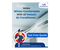 Experience Comfort Year-Round with Melbourne Aircon Specialists!