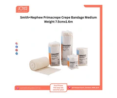 Smith+Nephew Primacrepe Crepe Bandage Medium Weight 7.5cmx1.6m - Joya Medical Supplies