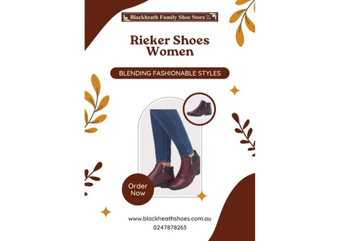 Step into Comfort: Rieker Shoes for Women at Blackheath Shoes Store