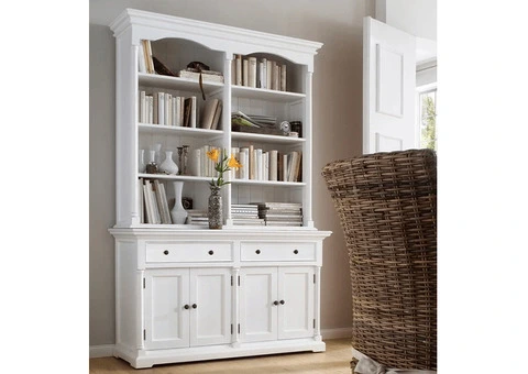 Elegant Provence Mahogany Timber Hutch Cabinet – Timeless Design, Great Deal!