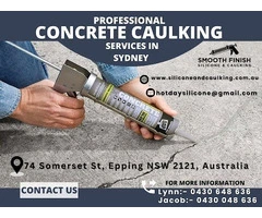 Smooth Finish Silicone & Caulking - Floor Caulking Sydney