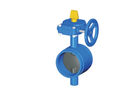Gear-Operated Grooved Butterfly Valve for Fire Protection - 3/4