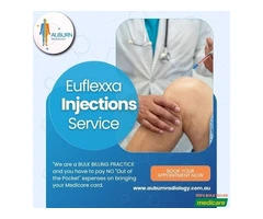Euflexxa Injections are now available at Auburn Radiology. (02) 8315 8292