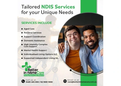 Best NDIS Service Provider in Pennant Hills, 02 9051 1000 | Betterinhomecare