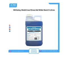 Whiteley Medirinse Rinse Aid Wide Neck 5 Litres - Joya Medical Supplies