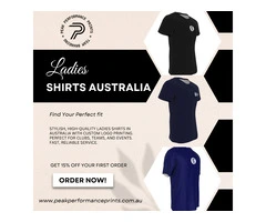 High-Quality Ladies' Shirt Printing in Australia with Sports Club Logos