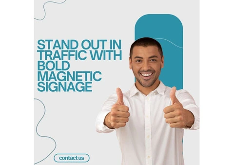 Affordable Mobile Advertising with Magnetic Vehicle Signage