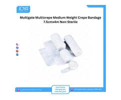 Multigate Multicrepe Medium Weight Crepe Bandage 7.5cmx4m Non-Sterile - Joya Medical Supplies