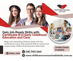 Begin Your Journey with Certificate 3 in Childcare in Adelaide