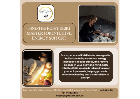 Find the Right Reiki Master for Intuitive Energy Support