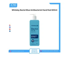 Whiteley Bactol Blue Antibacterial Hand Rub 500ml - Joya Medical Supplies